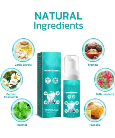 Herbal Total Care Mouthwash - Deep Cleaning & Brightening Oral Foam for Teeth | International Shipping - Buy Online on GoSupps.com