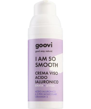  Goovi GOOVI I Am So Smooth Hyaluronic Acid Facial Moisturizing Cream with triple hyaluronic acid and ceramides firms and tightens skin 50 ml - Buy Online on GoSupps.com