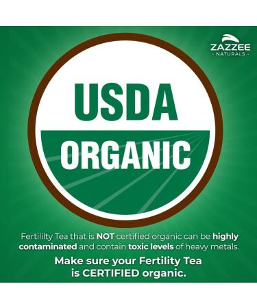 Zazzee Myo-Inositol Capsules & USDA Organic Fertility Tea - Support for Fertility and Reproductive Health - Buy Online on GoSupps.com