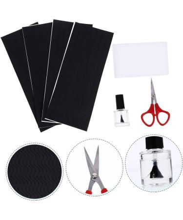 Mobestech 3 Sets Forefoot Anti-Slip Stickers | Nonslip Shoe Sole Pads for High Heels | Self-Adhesive Leopard Hair Net Design - Buy Online on GoSupps.com