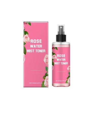 Hydrating Rose Water Facial Mist Toner with Aloe & Hyaluronic Acid Refreshing Face Spray for Daily Moisture Lightweight & Fast-Absorbing 250ml / 8.45 Fl Oz - Buy Online on GoSupps.com