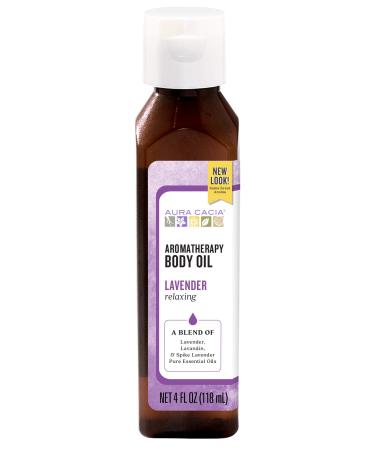 Aura Cacia Aromatherapy Massage Oil Lavender Harvest 118 ml