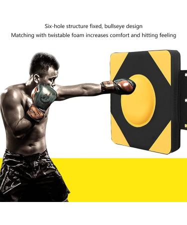 Quiet Punch Doorway Punching Bag - Red | PU Leather, Canvas, High Elastic Sponge Wall Pad for Key Target Training - Buy Online on GoSupps.com