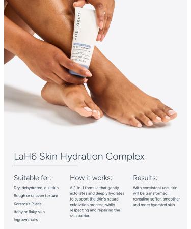  AMELIORATE AMELIORATE Transforming Foot Therapy 100 ml for Cracked Heels & Dry Feet | Exfoliating AHA Cream with 12-Hour Hydration | Deodorizing & Dermatologist Approved - Buy Online on GoSupps.com
