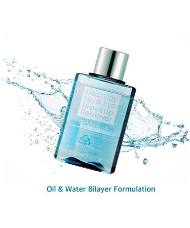THE FACE SHOP Herb Day Lip & Eye Makeup Remover Waterproof - 4.4 fl. Oz | Gentle K-Beauty Formula - Buy Online on GoSupps.com