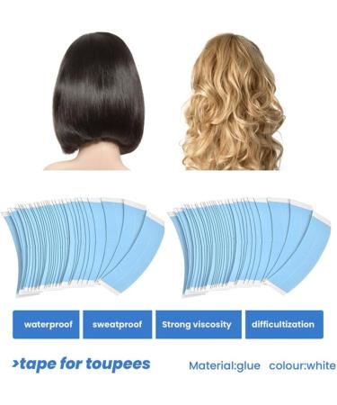 Wyerewel 36Pc/Lot Strong Fixed Wig Double Tape Wig Adhesive Extended Hair Strip Waterproof for Toupee Lace Wig with Slitting Line - Buy Online on GoSupps.com