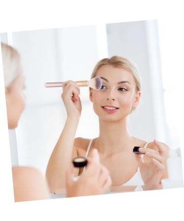 Beavorty 2 Sets Makeup Brush Facial Makeup Applicator Makeup Blush Face Fan Blush Highlighter Applicator Powder Brush Contour Brush Woman Sector Corrugated Silk Nylon Wool - Buy Online on GoSupps.com