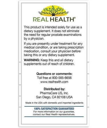 Real Health Prostate Complete - 30 Softgels | Support Prostate Health - Buy Online on GoSupps.com