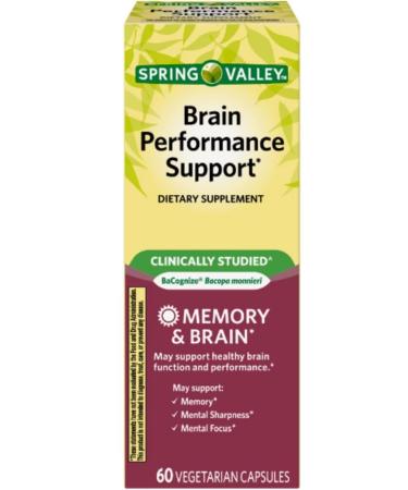 Brain Performance Support 60 Count + VSL Sticker.