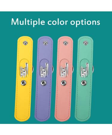 Spring Ear Wax Cleaner Tool Set - Ear Curette Remover with Storage Box C-cyan - Buy Online on GoSupps.com