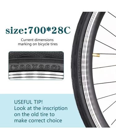 2 Pack 700x23-35C Bike Tires + Inner Tubes | Foldable Replacement for Road Bicycle | 700x28C 60TPI - Buy Online on GoSupps.com