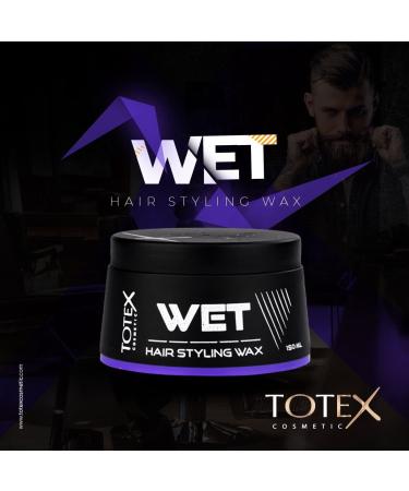 Totex Hair Styling Wet Wax - Watermelon Scent - Strong Hold 150ml - Barber Shop Certified - Buy Online on GoSupps.com