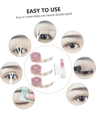 minkissy 2 Sets Double Eyelid Sticker Self- Adhesive Eye Tapes Eyelid Stickers Mantilla Veils Catholic Makeup Tape Transparent Tape Beauty Products Pink Cover up Adhesive Strip - Buy Online on GoSupps.com