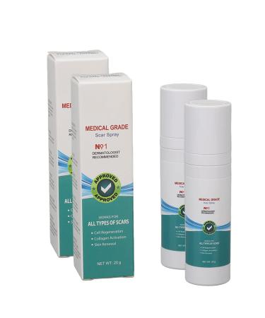 Scar Spray 2pcs Stretch Mark Care Spray 20g Scar Removing Spray for Injury Gentle Skin Care