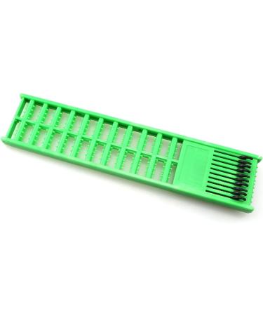 Youliang 2pcs Fishing Hook Holder - 6x27cm Blue and Green for Organizing Snelled Rigs, Lead Tray, Jigs Board - Buy Online on GoSupps.com
