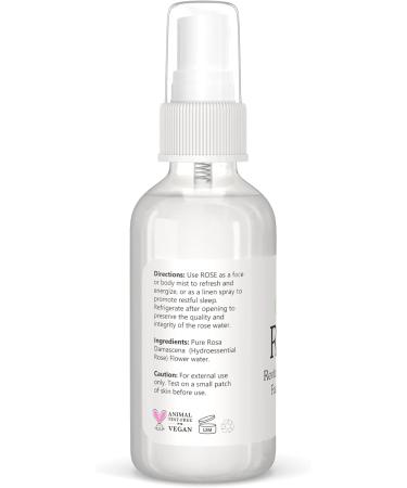 Isabella's Clearly Rose - 100% Pure Rose Petal Water Spray | Hydrating Aromatherapy Mist for Body & Hair | Alcohol-Free No Additives Made in USA (2 Oz - Buy Online on GoSupps.com