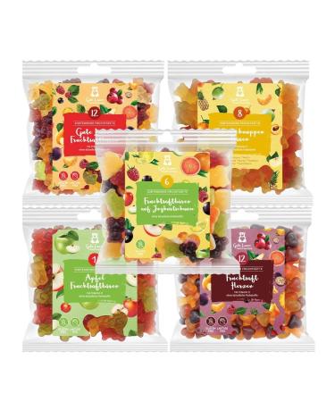 naschlabor Fruchtgummi XXL Survival Kit - 2.5kg of Delicious Gummed Candy - Perfect for All Occasions - Large Preservation Pack for Extra Long Fun