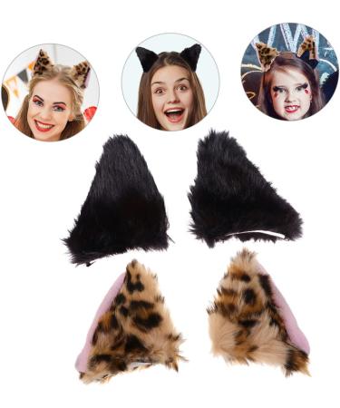 Beavorty 2 Pairs fox ear hair clip animals hairpin hair accessories cat ear barrettes clip on cat ears women hair clip kids hair clips alligator hair clips child Ear clip cosplay flannel - Buy Online on GoSupps.com