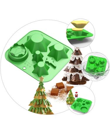 Ciieeo 3pcs Biscuit Mold Silicone Molds Christmas Candy Molds Biscuit Moud Biscuit Mould Supplies Bakeware - Buy Online on GoSupps.com