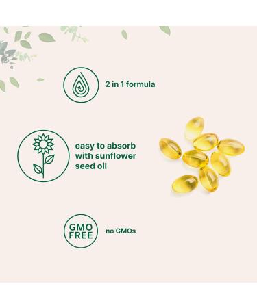 Micro Ingredients Vitamin D3 5 000iu + K2 100mcg Softgels & Hair Vitamins Complex Capsules Bundle 2 Pack | Essential Sunshine Vitamins | 14-in-1 Advanced Hair Growth Support - Buy Online on GoSupps.com