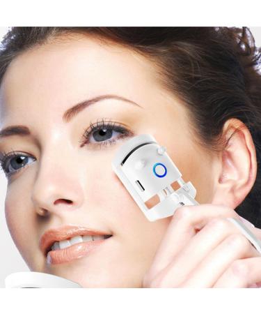 Aiwjeakh Eyelash Curler Portable Electric Eyelash Curler Perm Long Lasting Eyelashes Curls Thermal Eyelash Curler Makeup Tools - Buy Online on GoSupps.com