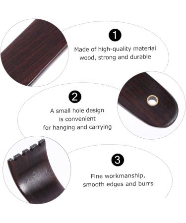 Beavorty Portable Ebony Splinter Scratch Massage Tool - Wooden Back Scratch Device for Itch Relief - Buy Online on GoSupps.com