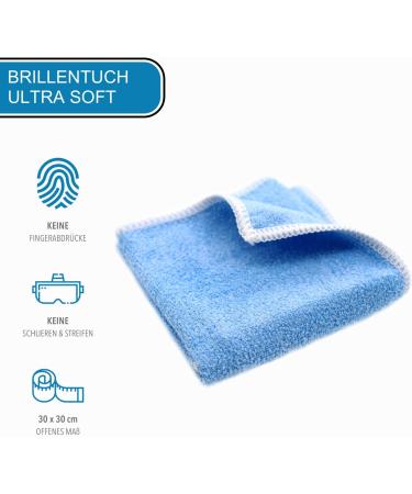 Blum Manufaktur 50ml Glasses Cleaner with Microfiber Cloth | High-Quality Glass Spray for Quick & Thorough Cleaning - Buy Online on GoSupps.com
