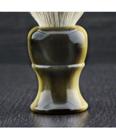 Hand Assembled Silver Tip Badger Hair Shaving Brush - Sophist Collection Imitation Horn Handle - International Shipping Available - Buy Online on GoSupps.com