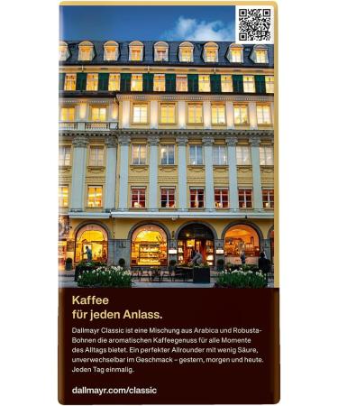 Dallmayr Classic Ground Coffee - 17.6 Oz/500g - Buy Online on GoSupps.com