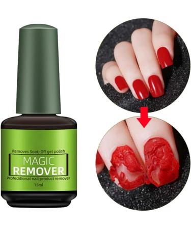 magic gel remover Nail Polish Remover Magic Nail Cleaner Gel 15ML Bursting Removal Liquid Take Off The Fake Nail Glue for Nail Art Lacquer - Buy Online on GoSupps.com