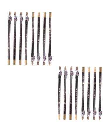 Healeved 16 Pcs Pencil Sharpener Eyebrow Pencil Eyebrow Makeup Waterproof Eyebrow Pencil Makeup Pencil 1 count (Pack of 1) Blackx2pcs