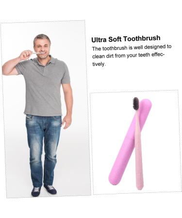 Gatuida Travel Container Toothbrush Set - 2 pcs Manual Toothbrush & Toothpaste Gift - Household Essentials - Sorted Colors - Eco-Friendly PP Material - Buy Online on GoSupps.com