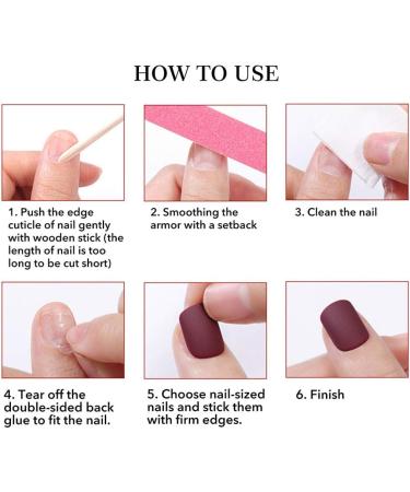Coffin False Nails Long Fake Nails Ballerina Acrylic Press on Nails Gradient Stick on Nails 24pcs for Women and Girls (Color : Tan Size : G) - Buy Online on GoSupps.com