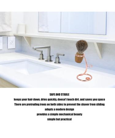 Buy Rustproof Rose Gold Razor Planing Stands - Slip Protection & Quick Drying | Premium Stainless Steel for Men - Buy Online on GoSupps.com