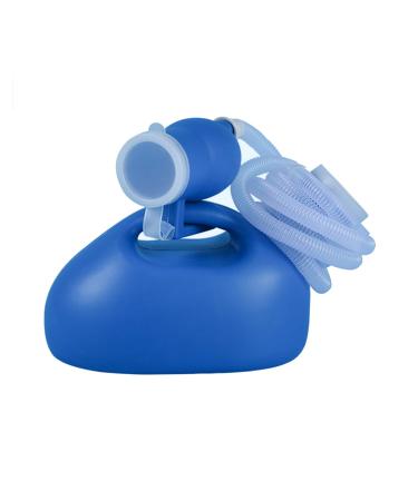 Men Urinal Men Reusable Pee Jug Male Urine 1.6m Long Tube with Lid Portable Thicken Men's 2000ml for Camping Car Travel Toilet Universal Urinals Convenient and Practical Urinal