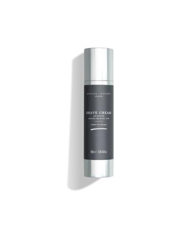 Daimon Barber Age Defence Shave Cream for Men Moisturises Reduces Shaving Irritation and Improves the Appearance of Tired Skin with Coconut Oil and Aloe Vera 100ml