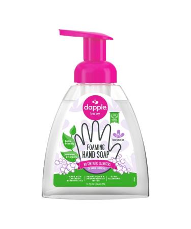 Dapple Foaming Hand Soap Gentle Hand Wash Baby Soap Hypoallergenic for Sensitive Skin Powered by Plants Lavender 13 Fl Oz (Pack of 1)