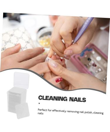 HONMEET 2 Boxes Nail Wipes Cleaning Wipes Travel Wipes Gel Nail Polish Makeup Wipes Travel Size Glue Wipes Finger Nail Polish Remover Makeup Wipes Remover Nail Pads White Cotton 4.80X4.80X0.10CM White - Buy Online on GoSupps.com