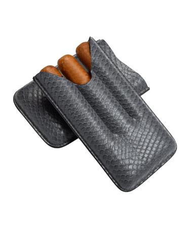 Cigar Boxs Humidors Cigar Box Compact and Lightweight Cigars Case Leather Travel Humidors Cigar Humidor Holds 3 Cigars