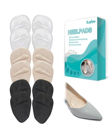 Metatarsal Pads - 12 pcs Soft Forefoot Pads - High Heel Inserts - Shoe Filler for Too Big Shoes Women - Ball of Foot Cushions for Pain Relief
