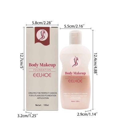 Waterproof Body Makeup Foundation | Covers Scars, Blemishes, Spots | Evens Skin Tone | 1Pc - Buy Online on GoSupps.com