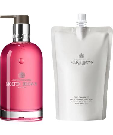 Molton Brown Fiery Pink Pepper Fine Liquid Hand Wash Glass Bottle Fiery Pink Pepper Fine Liquid Hand Wash Glass Bottle 200ml - Buy Online on GoSupps.com