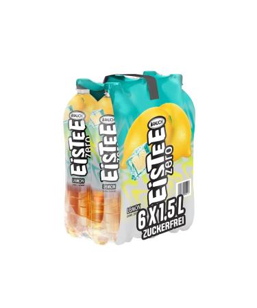 Smoke Zero Lemon Iced Tea | Sugar-Free & Low-Calorie Refreshment | 6x 1.5L PET Bottles | Enjoy the Refreshing Lemon Taste - Buy Online on GoSupps.com