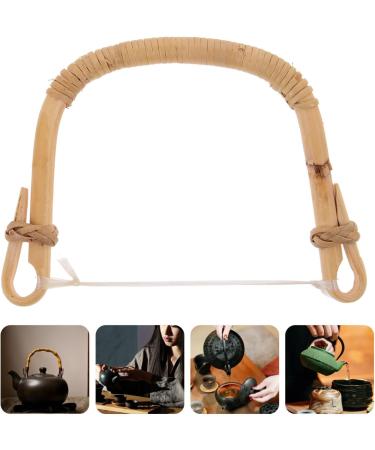 Kichvoe Wooden Teapot Handle Replacement Tea Kettle Handle Bamboo Rattan Teapot Handle Grip Tea Pots Accessories - Buy Online on GoSupps.com