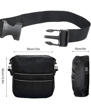 Basket for Rollator Walker | Rollator Walker Cup Drink Holder Large Tote Accessory to On Back Transport Storage Travel Backpack for Men Women 12 X 4.5 X 12.5 Inch - Buy Online on GoSupps.com
