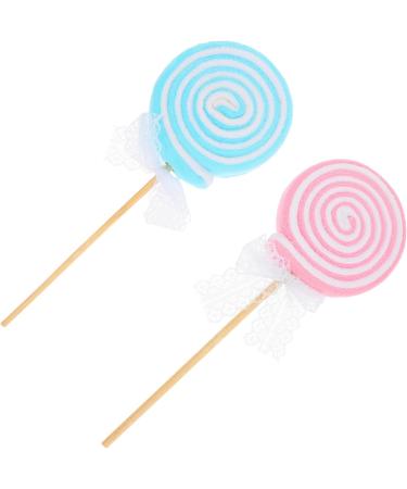 Warmhm 4 Pcs Lollipop Cosplay Party Supplies Fairy Accessories Wedding Favors Toy for Kids Princess Fairy Wand Girl Fairy Wand Cake Pop Ornament Wooden Toys Plush Toy Wool Felt Bouquet - Buy Online on GoSupps.com