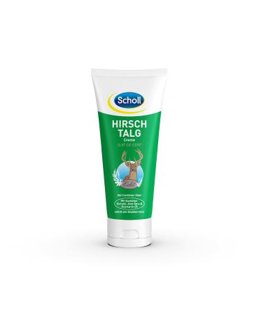 Scholl deer alg cream for soft feet - strengthens the skin barrier - with chamomile extract rosemary oil and aloe vera - pH -skin -neutral - smoothing and nourishing - 100 ml 100 ml (1 Pack) - Buy Online on GoSupps.com