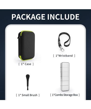 Yinke Shaver Stand with Guide Comb Body Skin for OneBlade & One Blade Pro QP2520 QP2530 QP2620 QP2630 Face Hair Clippers Beard Trimmer Replacement Pack Kit (Oneblade case) 1 Count combs case + case - Buy Online on GoSupps.com