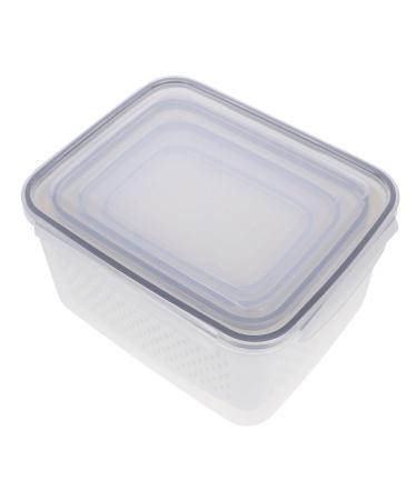 Cabilock 1 Set Refrigerator Pantry Bins Food Containers for Fridge Fruit Container Outdoor Storage Box