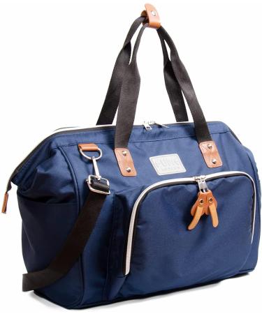 Fume London Baby Bag | Stylish & Multifunctional Diaper Bag - Navy Blue for Modern Moms & Dads | Perfect Travel & Clinic Bag - Buy Online on GoSupps.com
